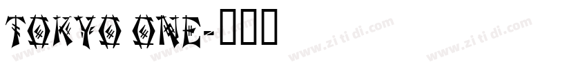 tokyo one字体转换